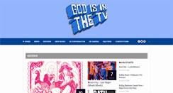 Desktop Screenshot of godisinthetvzine.co.uk